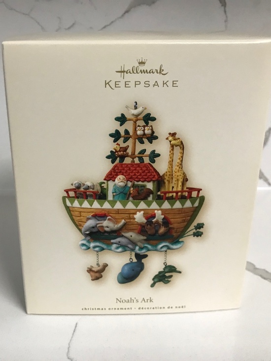 Hallmark Keepsake Noah’s Ark  Christmas Ornament 2007 Handcrafted NIB - Picture 1 of 7